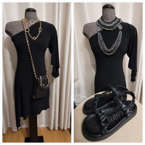 Jersey dress S/M - Picture 3 of 5